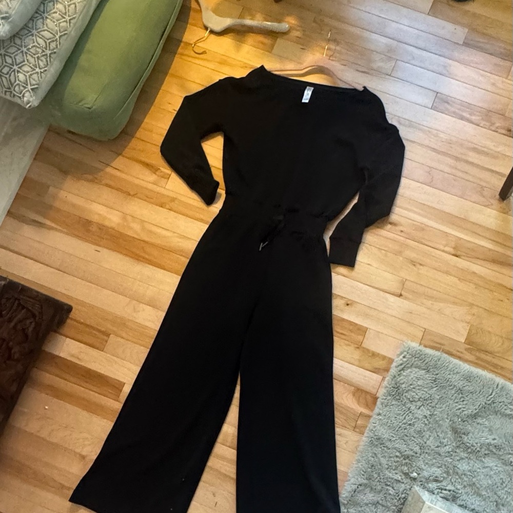 SPANX Black Long Sleeve Jumpsuit